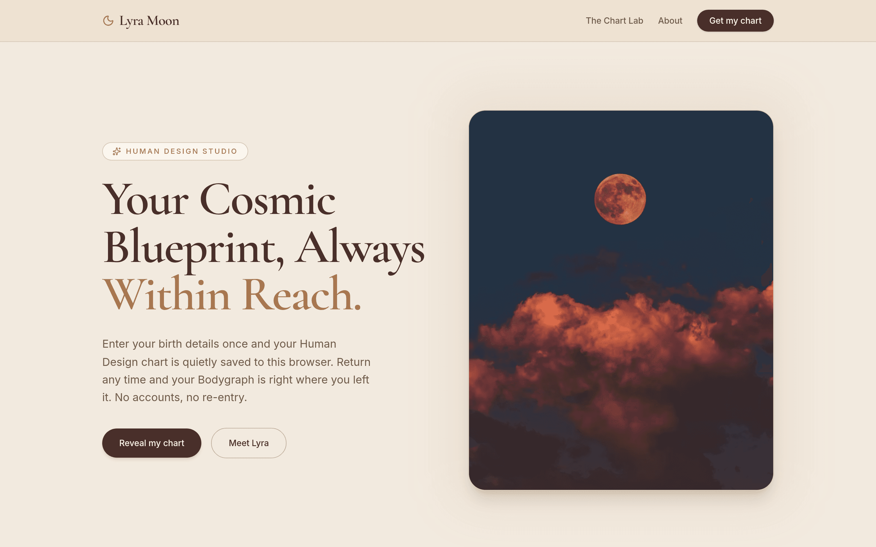 A published Human Design practitioner website