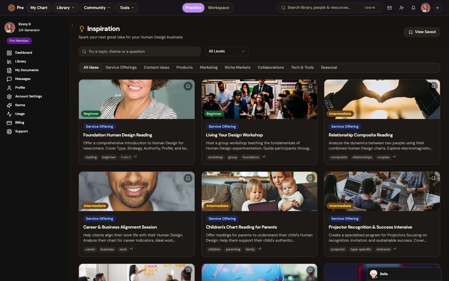 Inspiration: daily Human Design content ideas for your practice