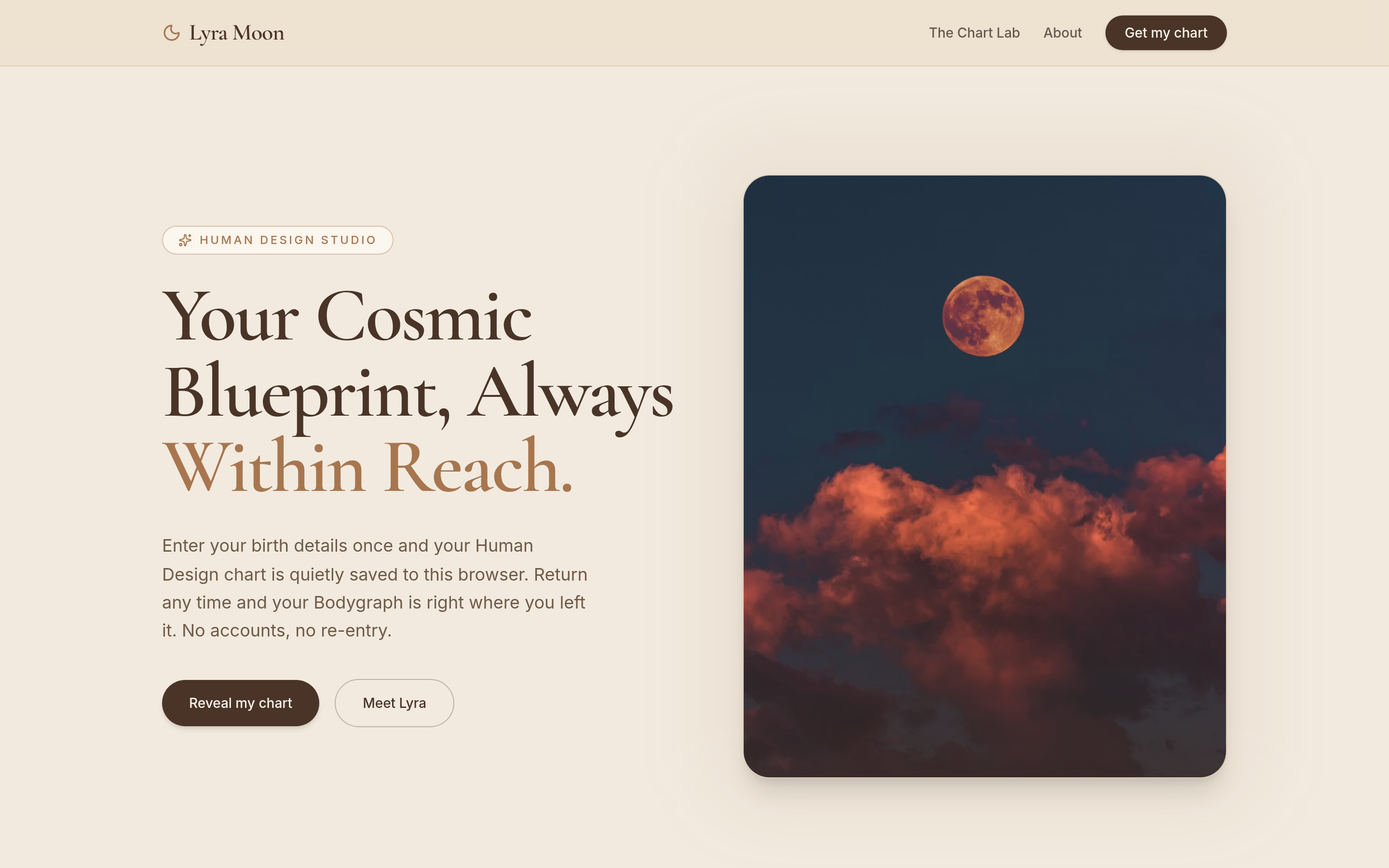 A finished practitioner site generated by Builder
